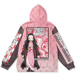Anime Kamado Nezuko Haori Demon Slayer Streetwear Hoodie Perfect And Unique Gifts For Otaku Anime Fans On Christmas
