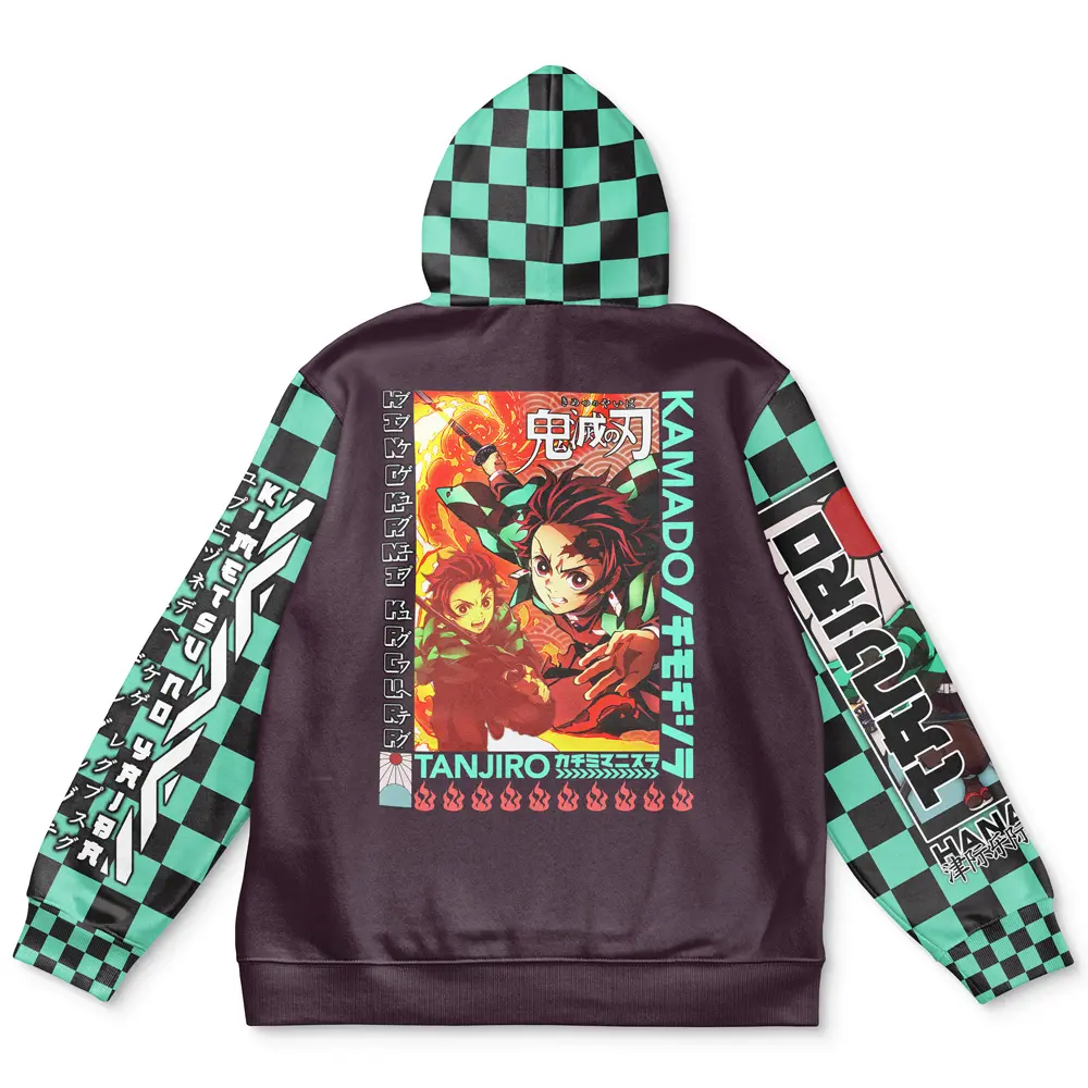 Anime Kamado Tanjiro Demon Slayer Streetwear Hoodie Perfect And Unique Gifts For Otaku Anime Fans On Christmas