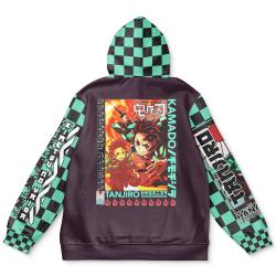 Anime Kamado Tanjiro Demon Slayer Streetwear Hoodie Perfect And Unique Gifts For Otaku Anime Fans On Christmas
