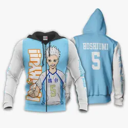 Anime Kamomedai Korai Hoshiumi Hoodie Haikyuu Anime Perfect And Unique Gifts For Otaku Anime Fans On Christmas
