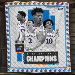 NFL Kansas University Basketball Fleece Sherpa Blanket Perfect And Unique Gifts For Family On Christmas