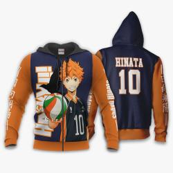 Anime Karasuno Shoyo Hinata Hoodie Haikyuu Anime Perfect And Unique Gifts For Otaku Anime Fans On Christmas