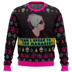 Karen Talks to Manager Meme Ugly Christmas Sweater Perfect And Unique Gifts For Adults Kids On Christmas
