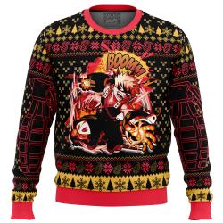 Katsuki Bakugo My Hero Academia Ugly Christmas Sweater Perfect And Unique Gifts For Adults Kids On Christmas