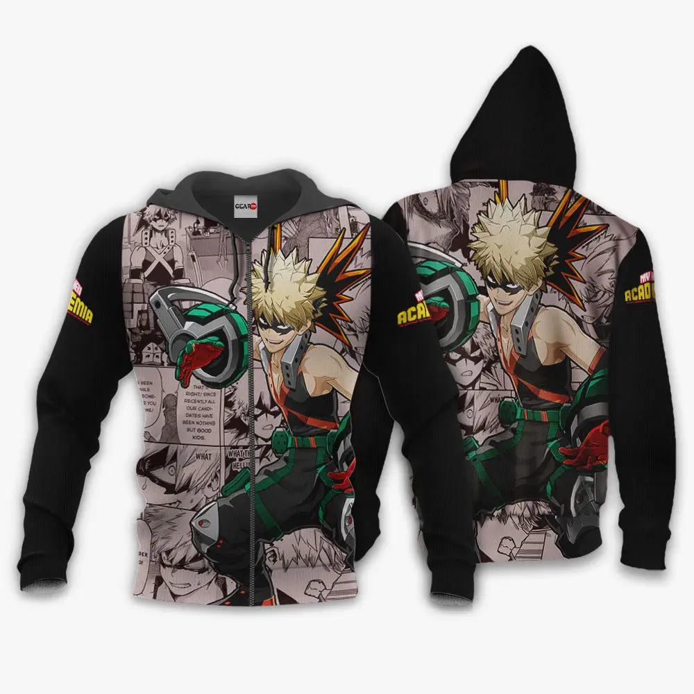 Anime Katsuki Bakugou Hoodie Custom Anime Perfect And Unique Gifts For Otaku Anime Fans On Christmas