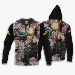 Anime Katsuki Bakugou Hoodie Custom Anime Perfect And Unique Gifts For Otaku Anime Fans On Christmas