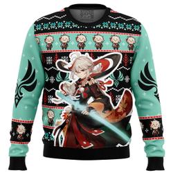 Kazuha Genshin Impact Ugly Christmas Sweater Perfect And Unique Gifts For Adults Kids On Christmas