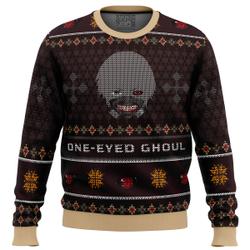Ken Kaneki One-Eyed Ghoul Tokyo Ghoul Ugly Christmas Sweater Perfect And Unique Gifts For Adults Kids On Christmas