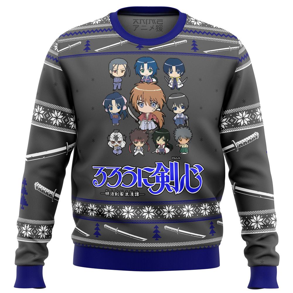 Kenshin Sprites Ugly Christmas Sweater Perfect And Unique Gifts For Adults Kids On Christmas