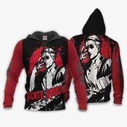 Anime Kento Nanami Hoodie Custom Anime Monochrome Perfect And Unique Gifts For Otaku Anime Fans On Christmas
