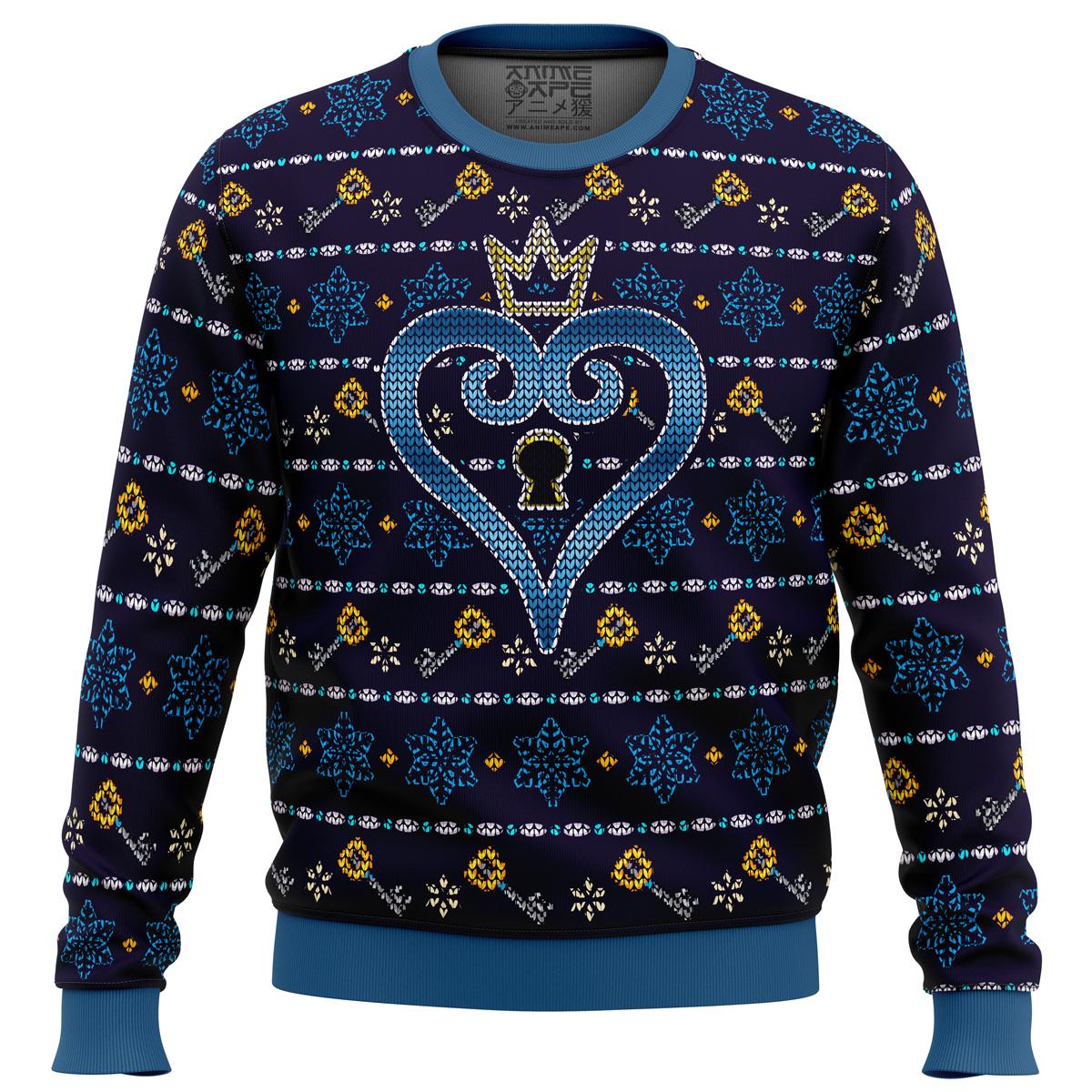 Keyblade Sora Kingdom Hearts Ugly Christmas Sweater Perfect And Unique Gifts For Adults Kids On Christmas
