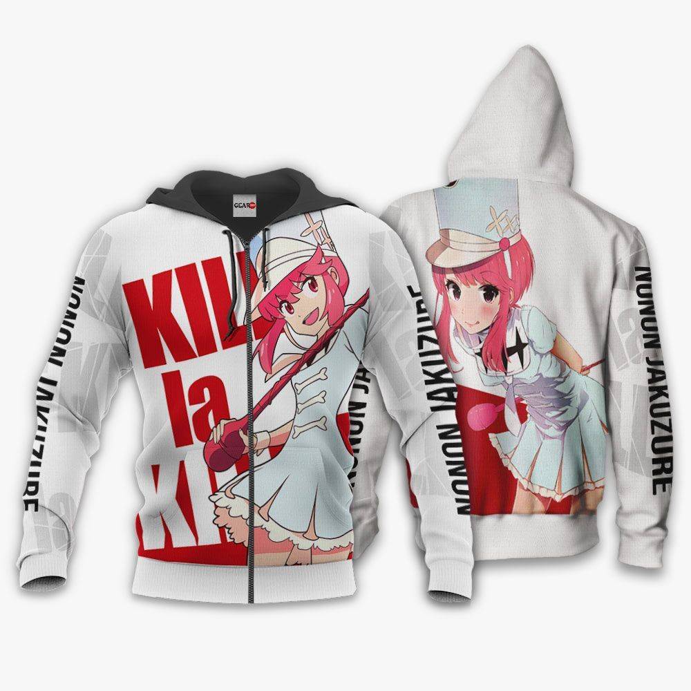 Anime Kill La Kill Nonon Jakuzure Hoodie Anime Shirt Jacket Perfect And Unique Gifts For Otaku Anime Fans On Christmas