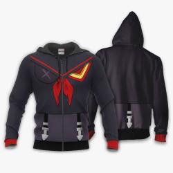 Anime Kill La Kill Ryuko Matoi Hoodie Uniform Costume Shirt Anime Zip Jacket Perfect And Unique Gifts For Otaku On Christmas