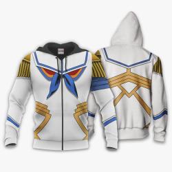 Anime Kill La Kill Satsuki Kiryuin Hoodie Uniform Costume Shirt Anime Zip Jacket Perfect And Unique Gifts For Otaku On Christmas