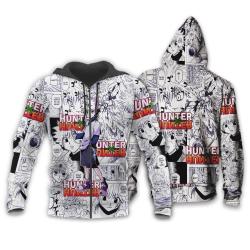 Anime Killua Zoldyck Shirts Merch Custom HxH Shirts Merch Custom Mixed Manga Perfect And Unique Gifts For Otaku On Christmas