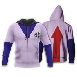 Anime Killua Costume Shirt HxH Anime Hoodie Jacket Perfect And Unique Gifts For Otaku Anime Fans On Christmas