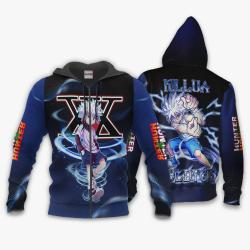 Anime Killua Zoldyck Shirts Merch Custom Anime HxH Perfect Gift Idea Perfect And Unique Gifts For Otaku Anime Fans On Christmas