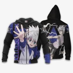 Anime Killua Zoldyck Shirts Merch Custom Lightning HxH Anime Perfect And Unique Gifts For Otaku Anime Fans On Christmas