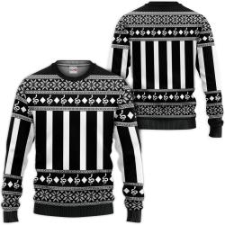 Kimetsu Obanai Iguro Custom Anime Ugly Christmas Sweater Perfect And Unique Gifts For Adults Kids On Christmas