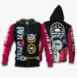 Anime King Kai Hoodie Shirt Anime Zip Jacket Perfect And Unique Gifts For Otaku Anime Fans On Christmas