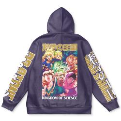 Anime Kingdom of Science Dr. Stone Streetwear Hoodie Perfect And Unique Gifts For Otaku Anime Fans On Christmas