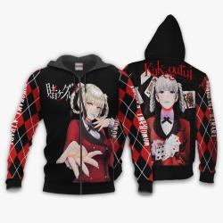Anime Kirari Momobami Hoodie Shirt Kakegurui Anime Zip Jacket Perfect And Unique Gifts For Otaku Anime Fans On Christmas