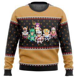 Knights of the Zodiac St Seiya Ugly Christmas Sweater Perfect And Unique Gifts For Adults Kids On Christmas