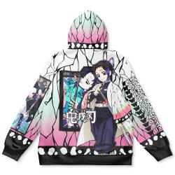 Anime Kocho Shinobu Haori Demon Slayer Streetwear Hoodie Perfect And Unique Gifts For Otaku Anime Fans On Christmas