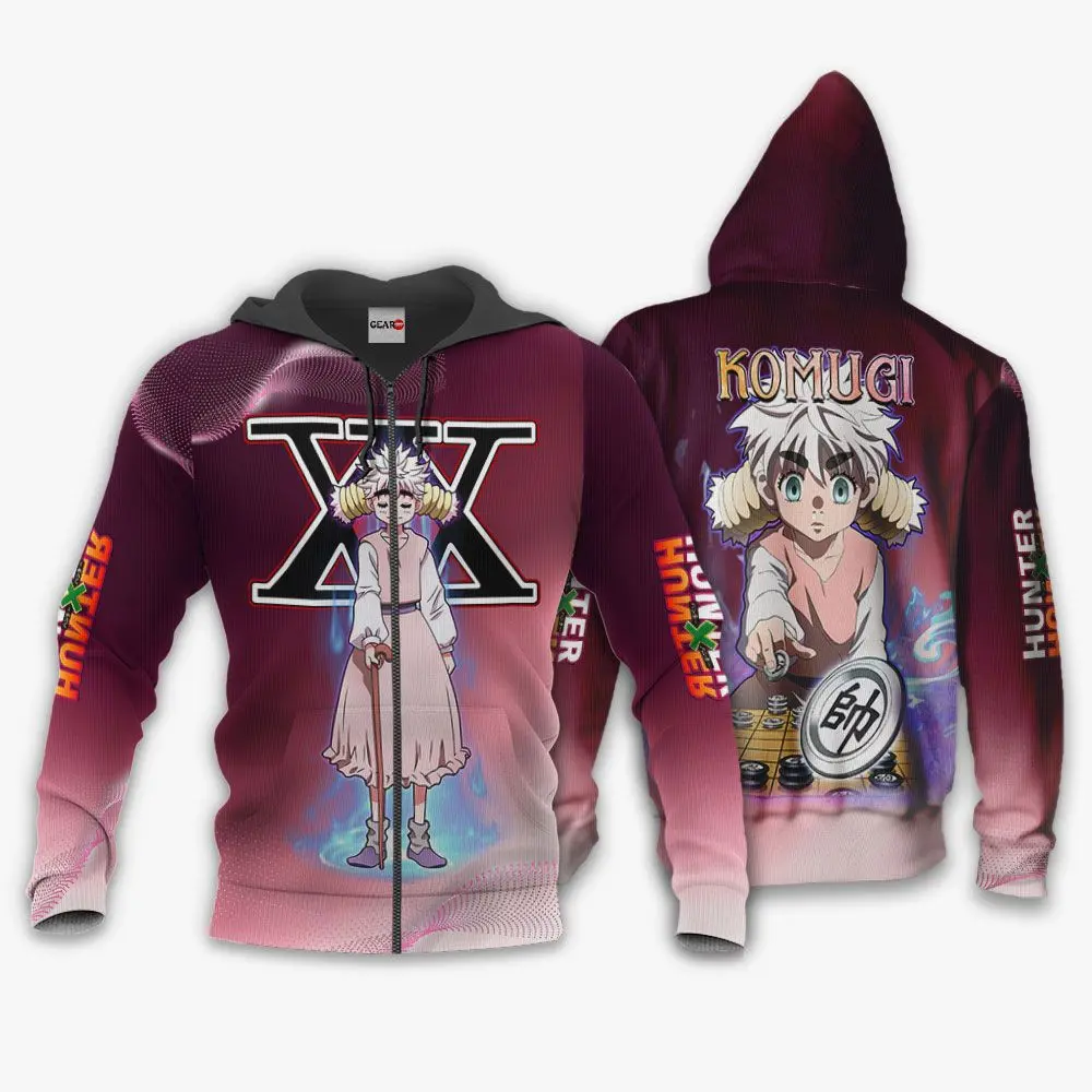 Anime Komugi Hoodie Custom Anime Hunter x Hunter Perfect And Unique Gifts For Otaku Anime Fans On Christmas