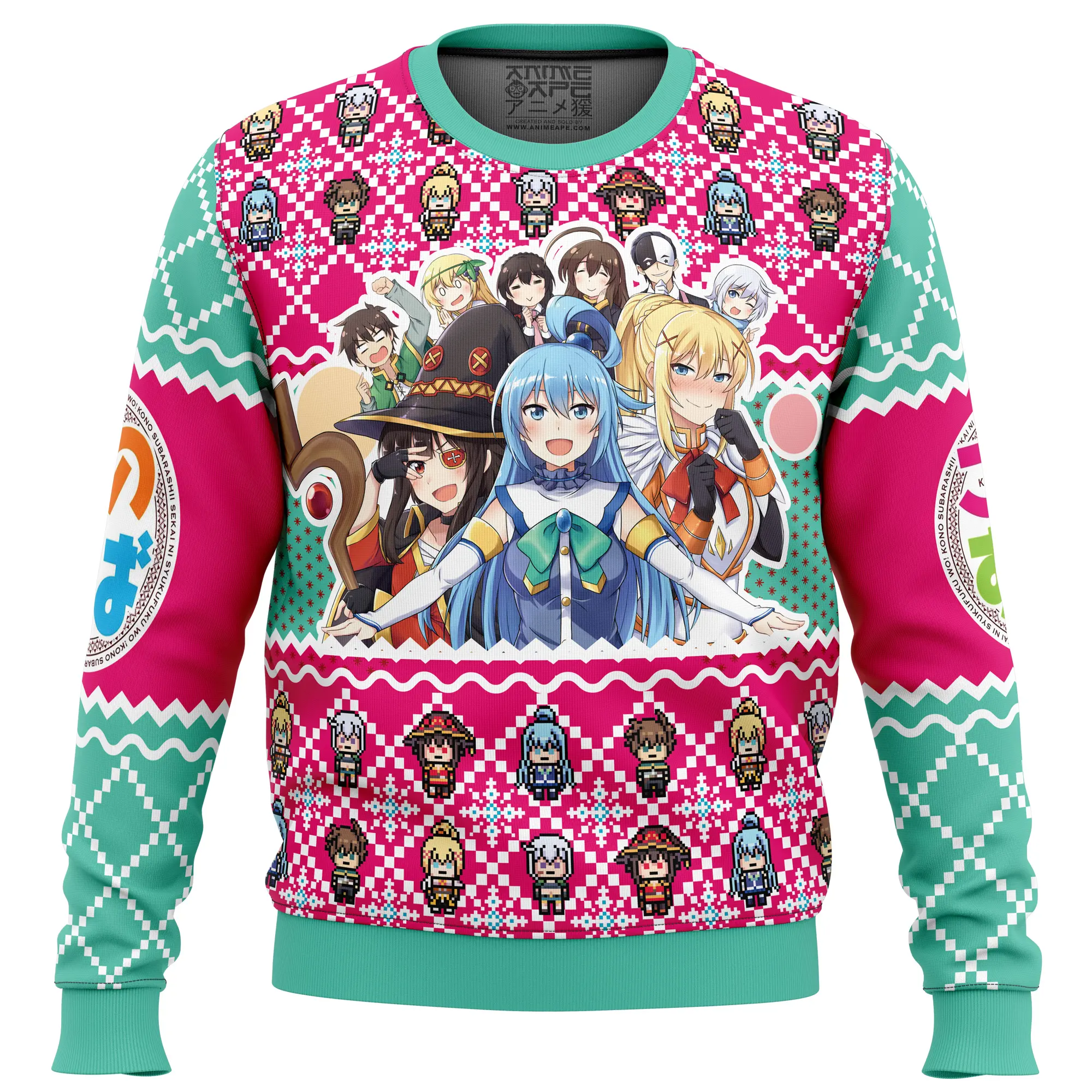 KonoSuba Ugly Christmas Sweater Perfect And Unique Gifts For Adults Kids On Christmas