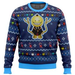 Koro Sensei Tentacles Assassination Classroom Ugly Christmas Sweater Perfect And Unique Gifts For Adults Kids On Christmas