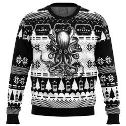 Kraken Black Spiced Rum Ugly Christmas Sweater Perfect And Unique Gifts For Adults Kids On Christmas