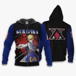 Anime Kurapika Hoodie Custom Anime Hunter x Hunter Perfect And Unique Gifts For Otaku Anime Fans On Christmas