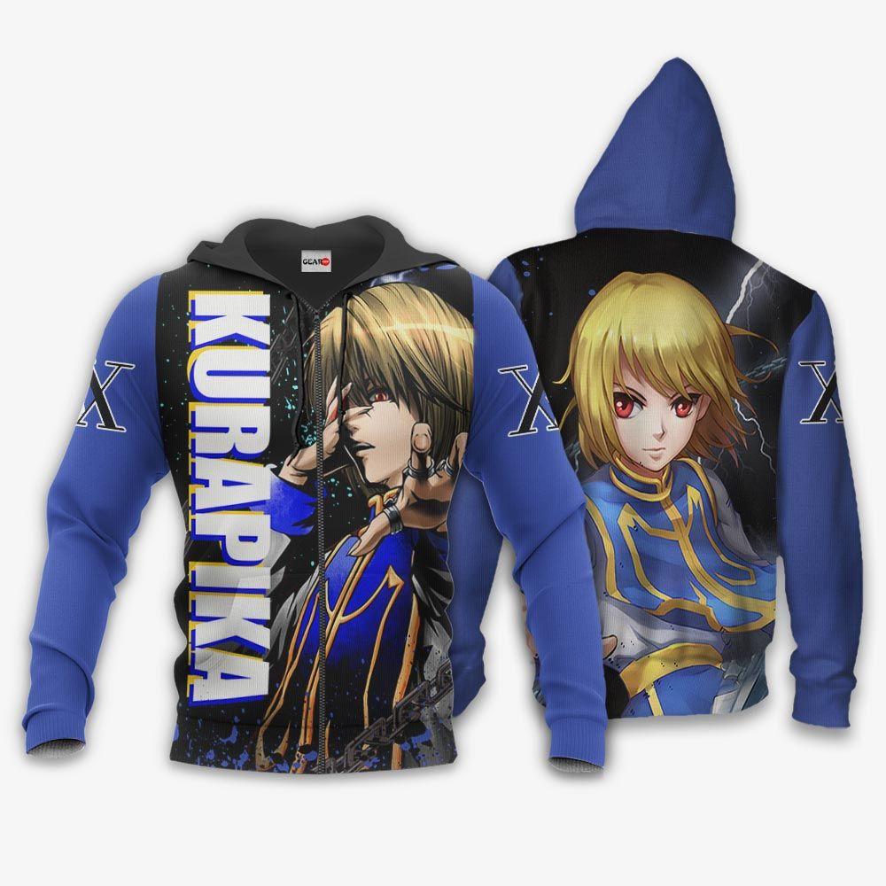 Anime Kurapika Hoodie Hunter x Hunter Perfect And Unique Gifts For Otaku Anime Fans On Christmas