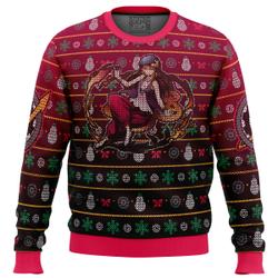 Kurisu Makise Steins Gate Ugly Christmas Sweater Perfect And Unique Gifts For Adults Kids On Christmas