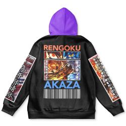 Anime Kyojuro Rengoku vs Akaza Demon Slayer Streetwear Hoodie Perfect And Unique Gifts For Otaku Anime Fans On Christmas