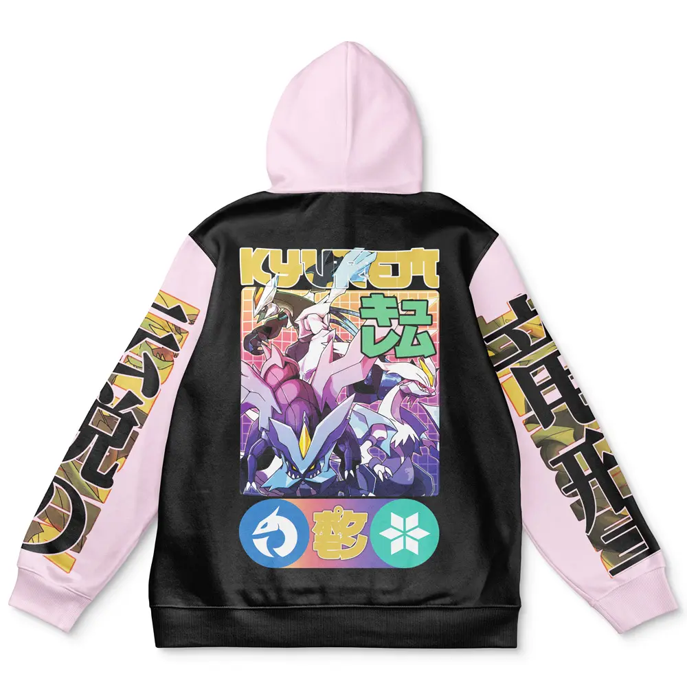 Anime Kyurem Pokemon Streetwear Hoodie Perfect And Unique Gifts For Otaku Anime Fans On Christmas