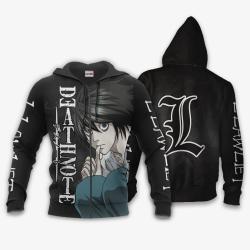 Anime L Lawliet Shirts Merch Custom Anime Merch Gift For Fans Perfect And Unique Gifts For Otaku Anime Fans On Christmas