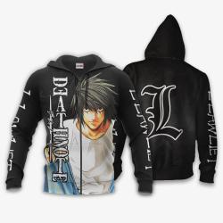 Anime L Lawliet Shirts Merch Custom Anime Merch Perfect And Unique Gifts For Otaku Anime Fans On Christmas