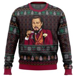 Laughing Leo DiCaprio Meme Ugly Christmas Sweater Perfect And Unique Gifts For Adults Kids On Christmas
