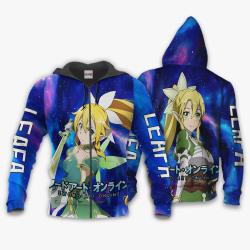Anime Leafa Hoodie Sword Art Online Custom Anime Galaxy Style Perfect And Unique Gifts For Otaku Anime Fans On Christmas