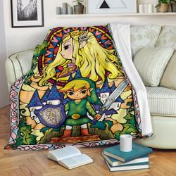 Anime Legend Of Zelda Premium Fleece Sherpa Blanket 11 Perfect And Unique Gifts For Family On Christmas