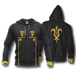 Anime Lelouch Lamperouge Uniform Costume Hoodie Code Geass Anime Zip Jacket Perfect And Unique Gifts For Otaku On Christmas