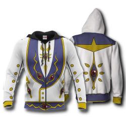 Anime Lelouch Type Moon 2000 Uniform Costume Hoodie Code Geass Anime Zip Jacket Perfect And Unique Gifts For Otaku On Christmas