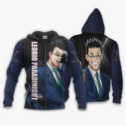 Anime Leorio Hoodie HxH Anime For Fan Perfect And Unique Gifts For Otaku Anime Fans On Christmas