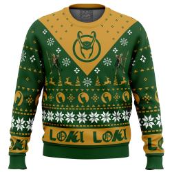 Let Earth Receive Her King Loki Marvel Ugly Christmas Sweater Perfect And Unique Gifts For Adults Kids On Christmas