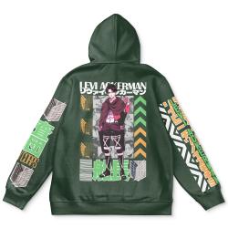 Anime Levi Ackerman V2 Attack on Titan Streetwear Hoodie Perfect And Unique Gifts For Otaku Anime Fans On Christmas