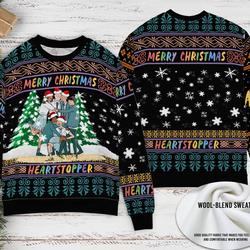 LGBTQ Mery Christmas Heartstopper Ugly Xmas Sweater Perfect And Unique Gifts For Adults Kids On Christmas