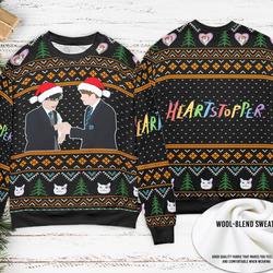LGBTQ Mery Christmas LGBT Pride Heartstopper Nick And Charlie Sweater Perfect And Unique Gifts For Adults Kids On Christmas