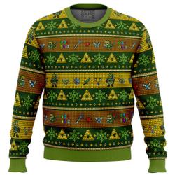 Link Adventure Legend of Zelda Ugly Christmas Sweater Perfect And Unique Gifts For Adults Kids On Christmas